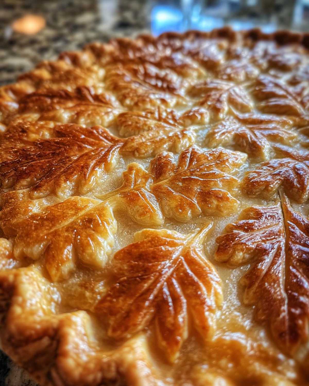 Decorative Leaf Pie Crust Tutorial - detail 1