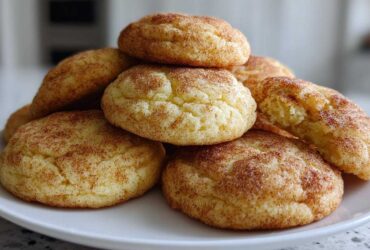 Eggnog Snickerdoodle Cookies