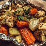 Foil Pack Chicken and Veggie Dinner