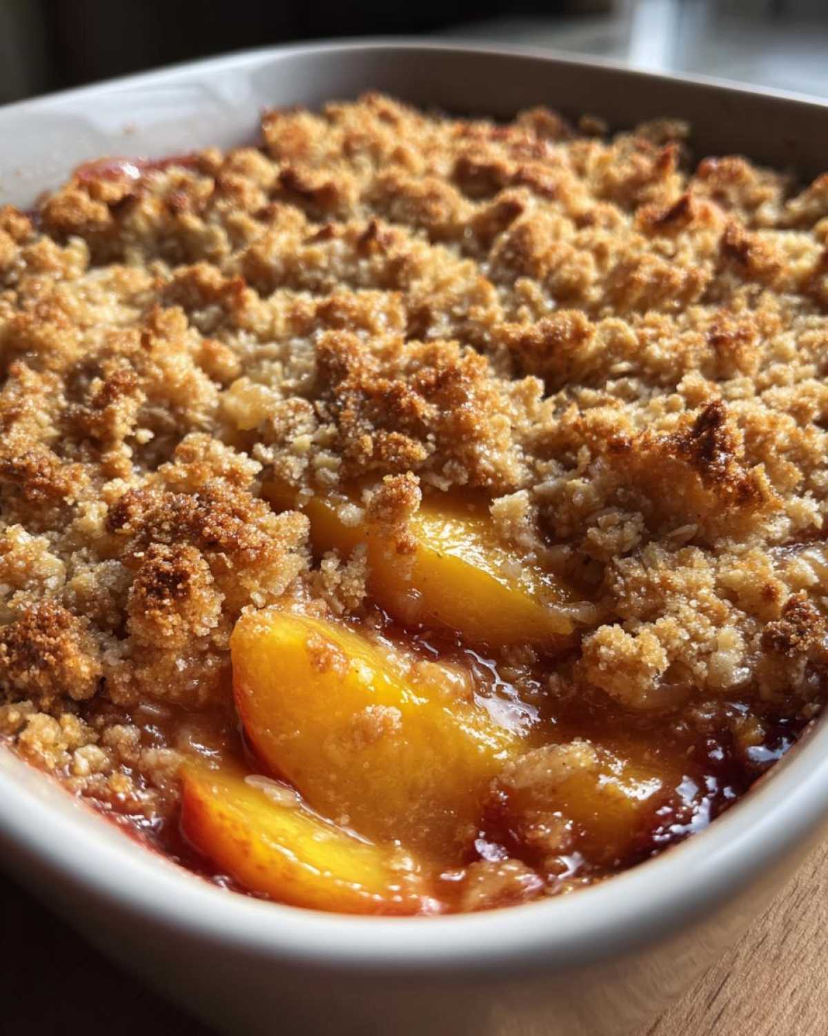 Fresh Peach Crisp - detail 4
