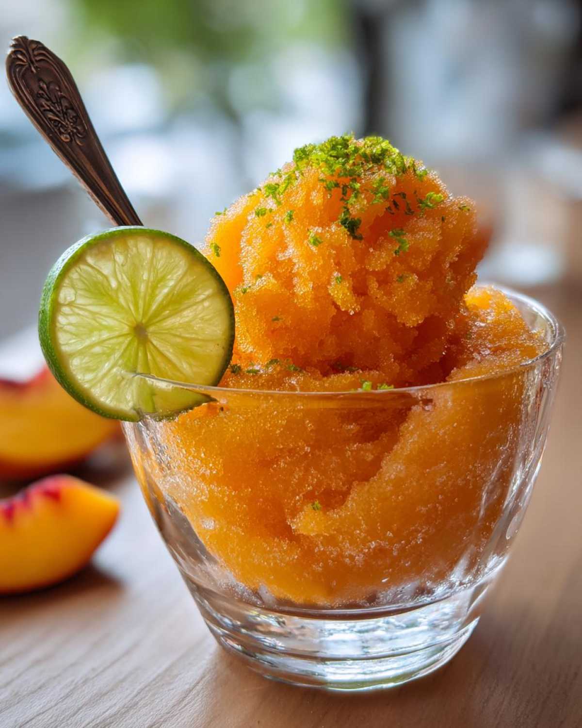 Frozen Peach Margarita Sorbet - detail 2