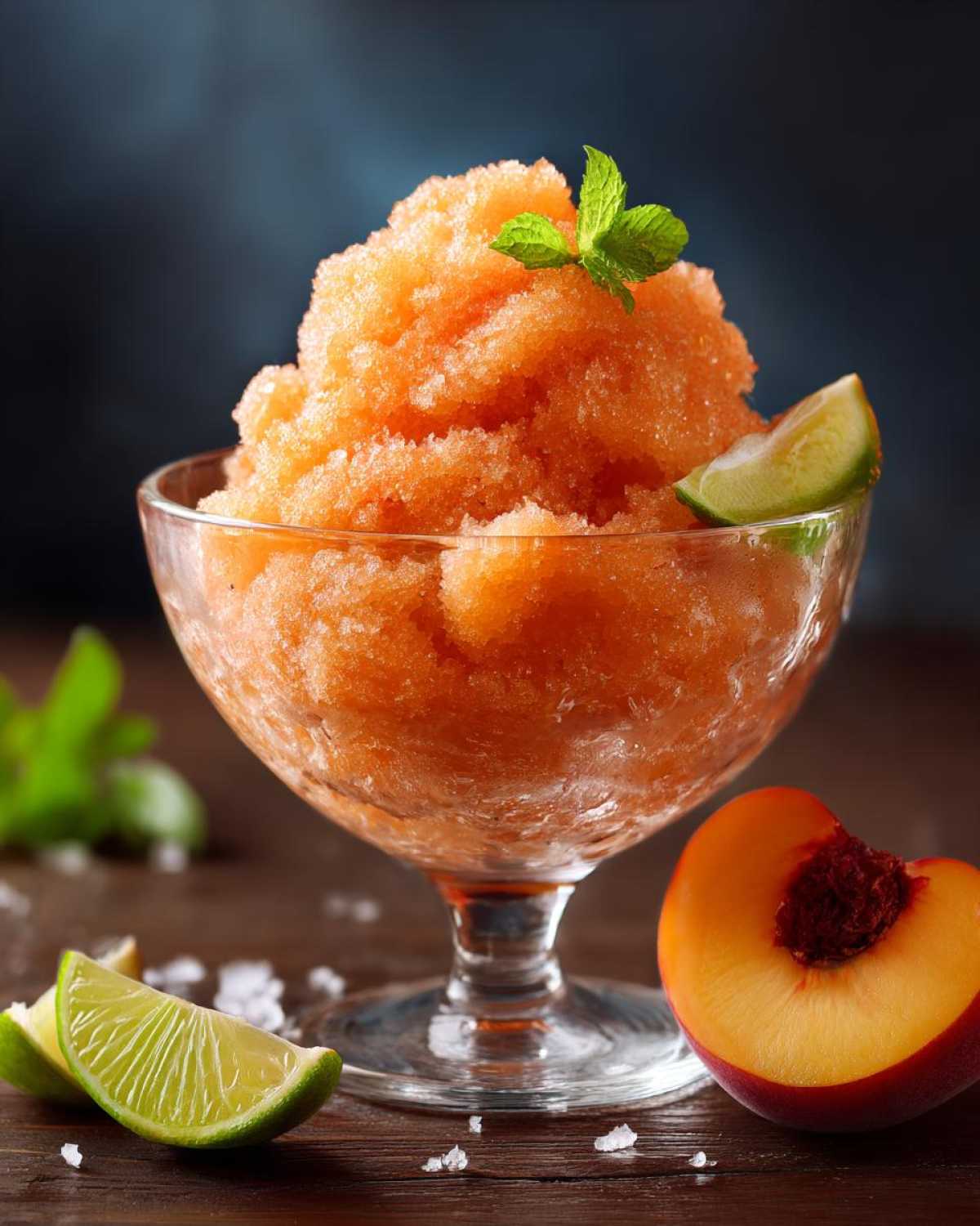 Frozen Peach Margarita Sorbet - detail 4