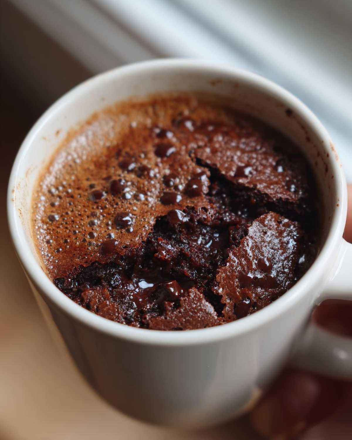 Fudgy Brownie Mug Cake - detail 1