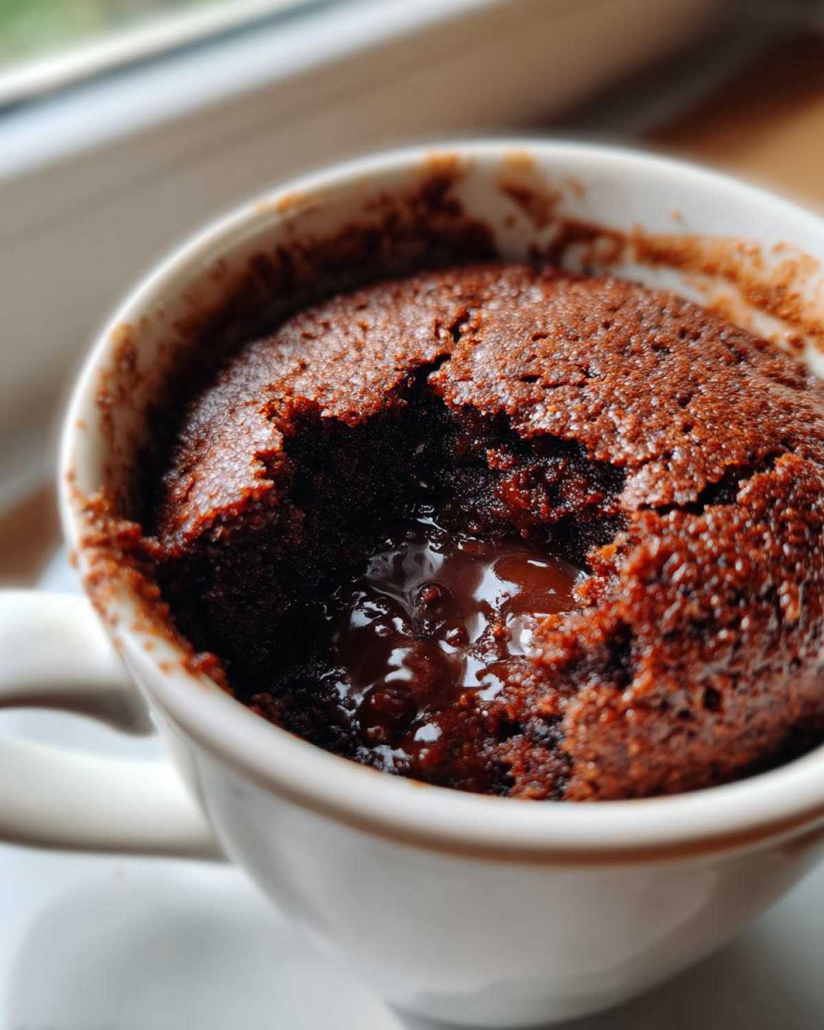 Fudgy Brownie Mug Cake - detail 4