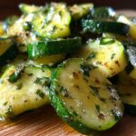 Garlic Herb Sauteed Zucchini