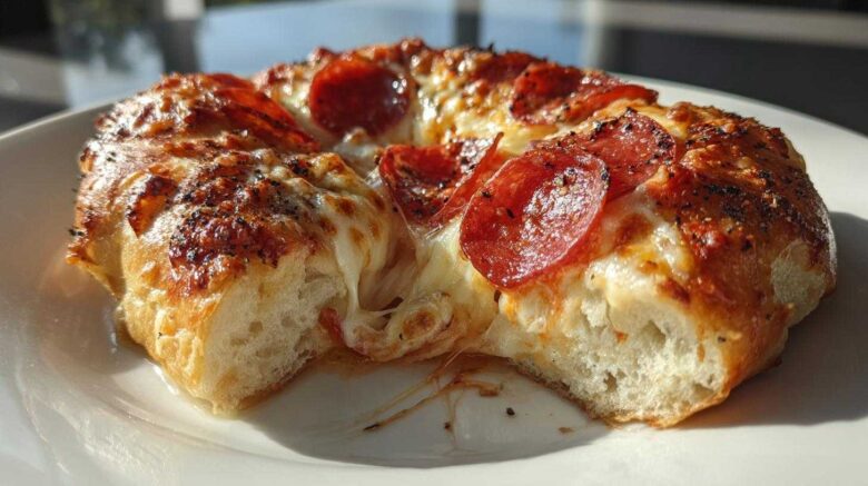Ghost Pizza Bagels