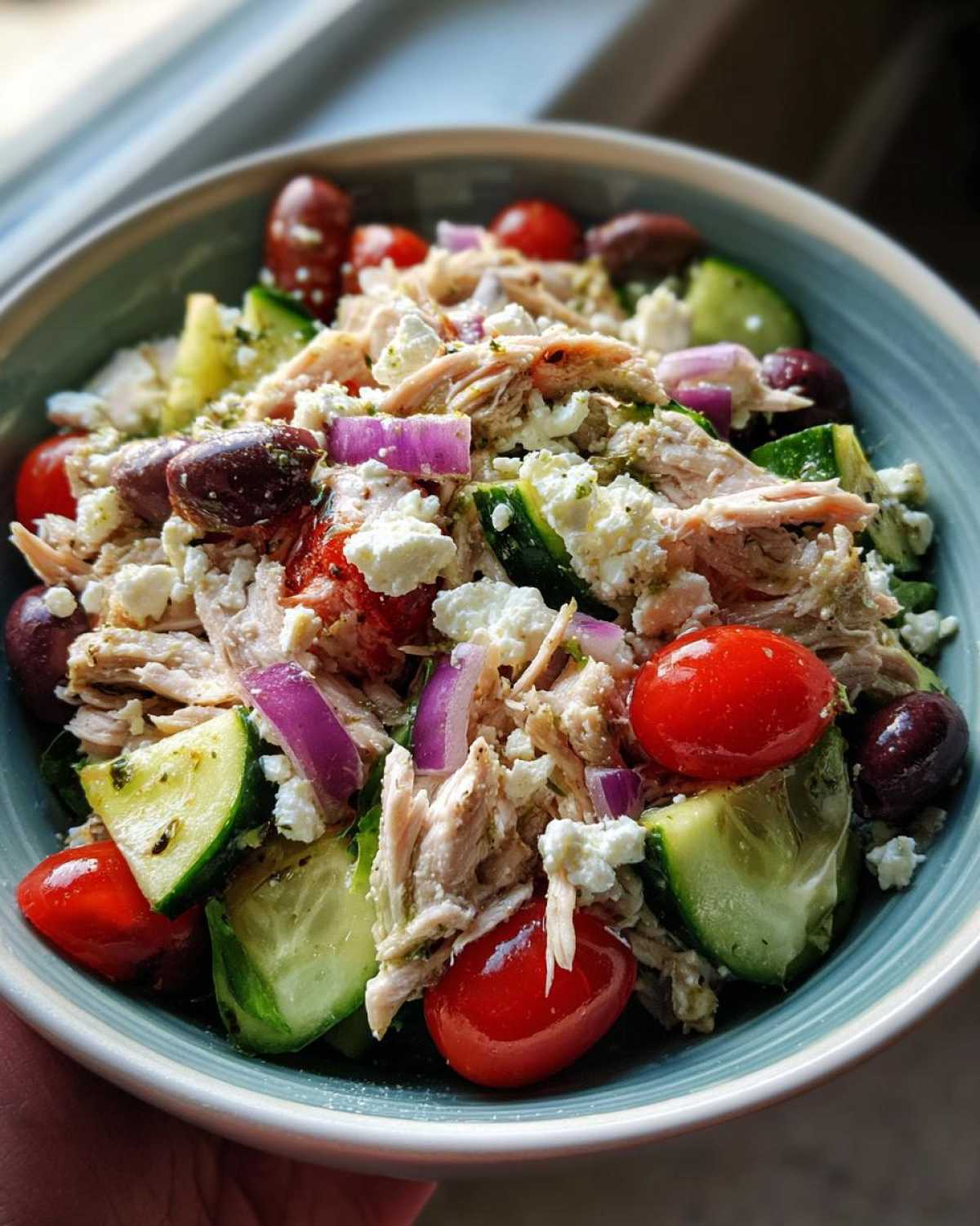 Greek Chicken Salad with Feta - detail 2