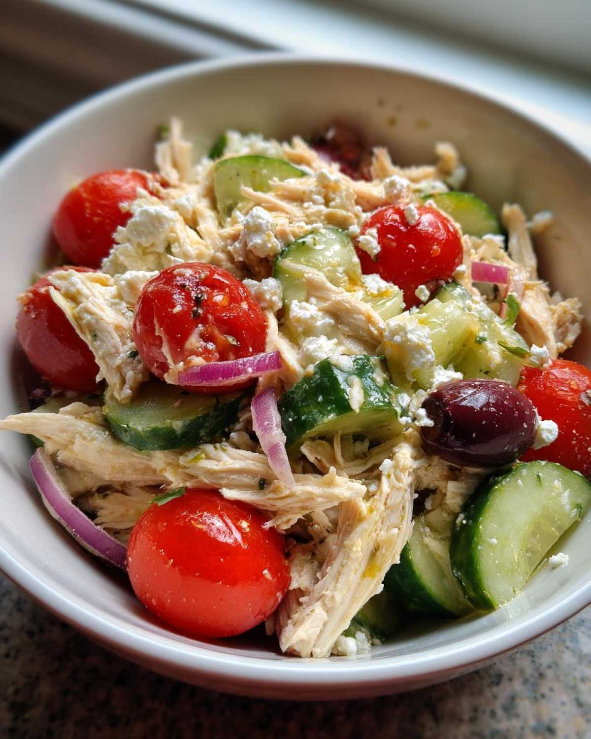 Greek Chicken Salad with Feta - detail 3