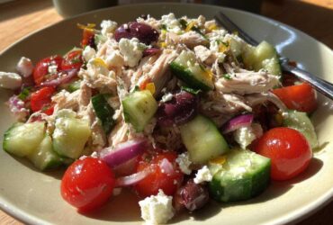 Greek Chicken Salad with Feta