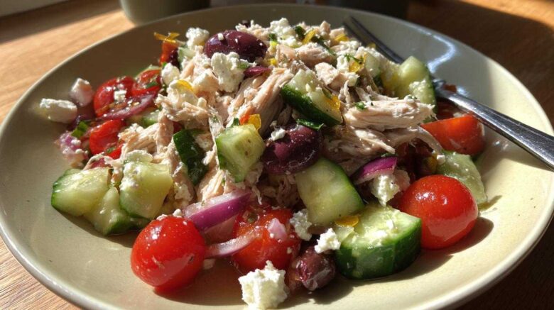 Greek Chicken Salad with Feta
