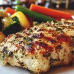 Grilled Lemon Herb Chicken with Steamed Veggies