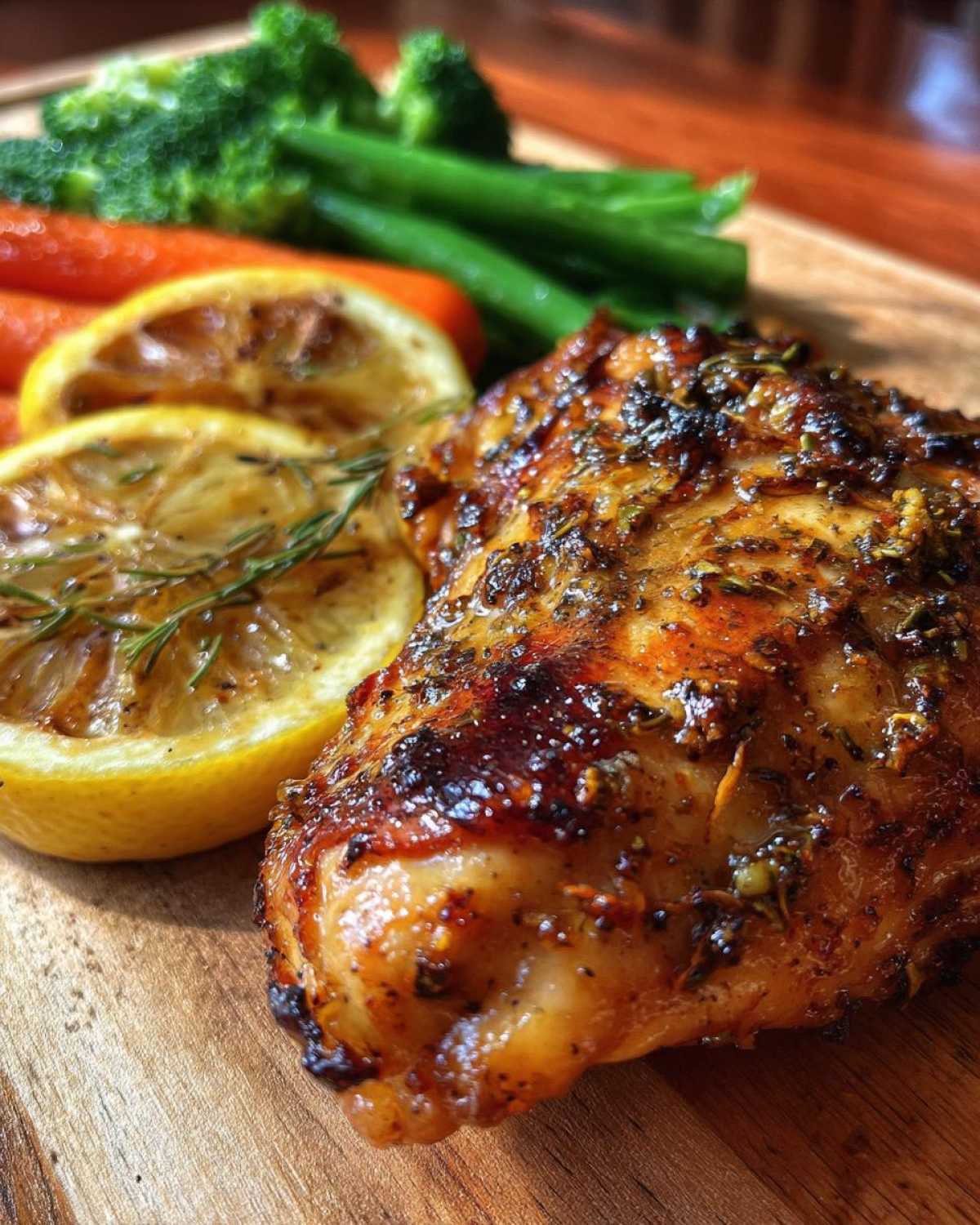 Grilled Lemon Herb Chicken with Steamed Veggies - detail 2