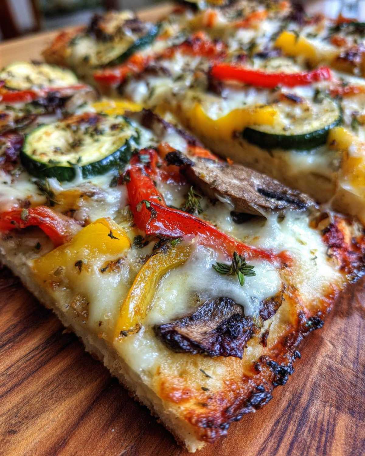 Grilled Vegetable Flatbread Pizza - detail 4