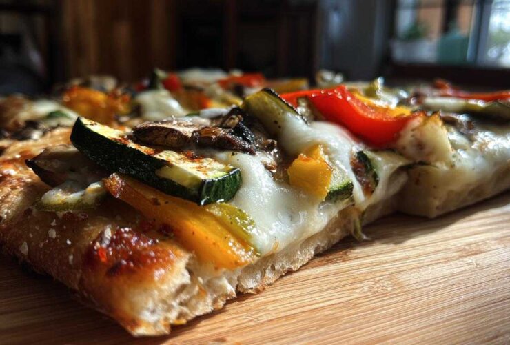 Grilled Vegetable Flatbread Pizza