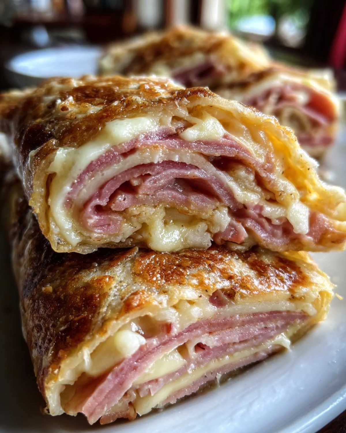 Ham and Cheddar Roll-Ups - detail 2