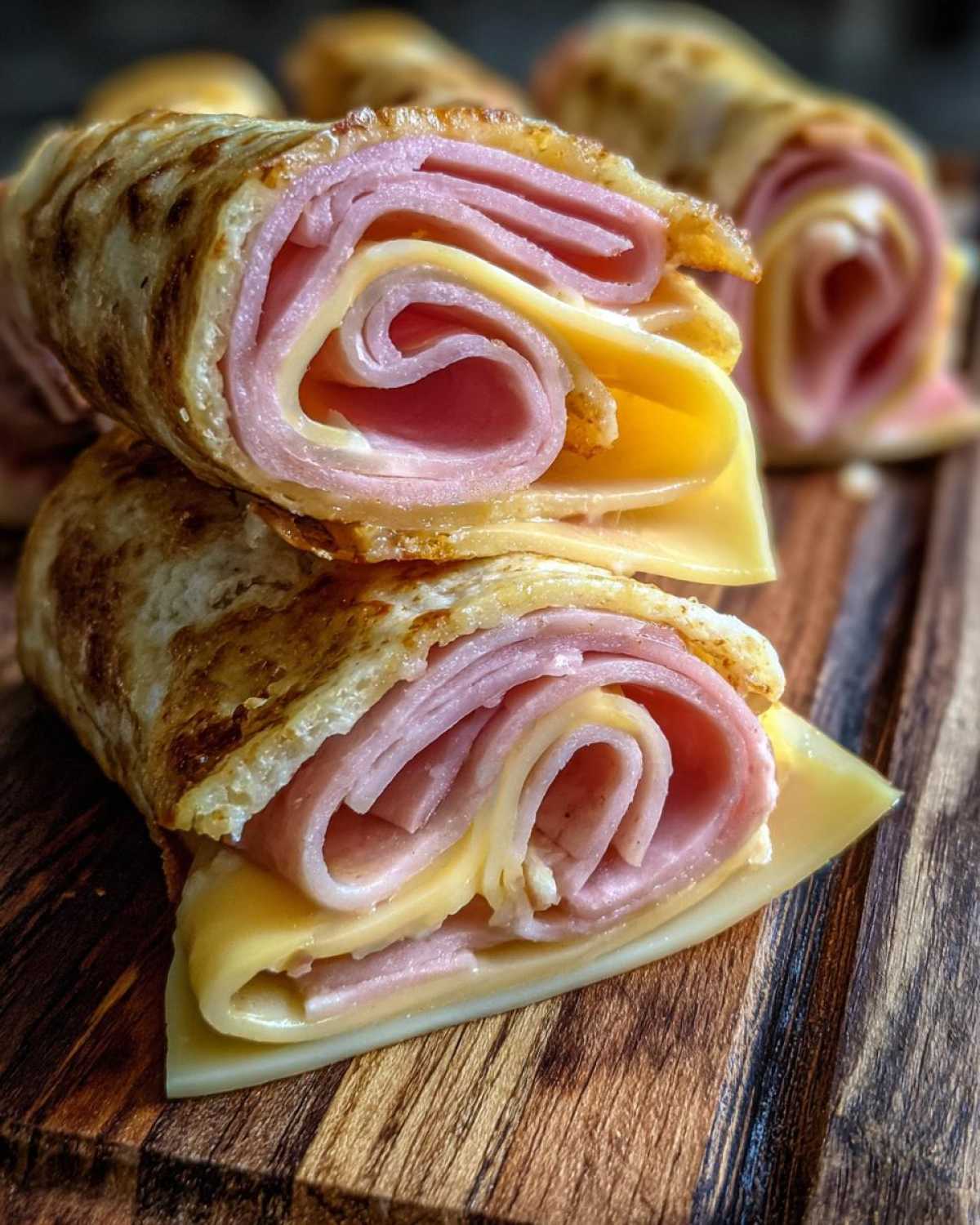 Ham and Cheddar Roll-Ups - detail 4