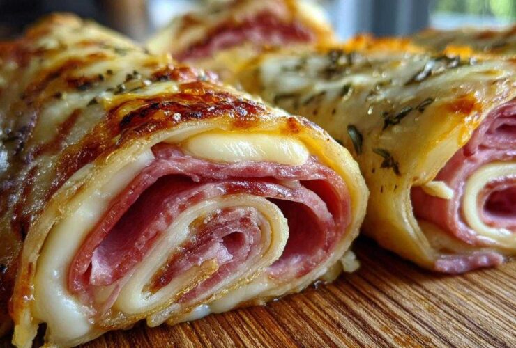 Ham and Cheddar Roll-Ups