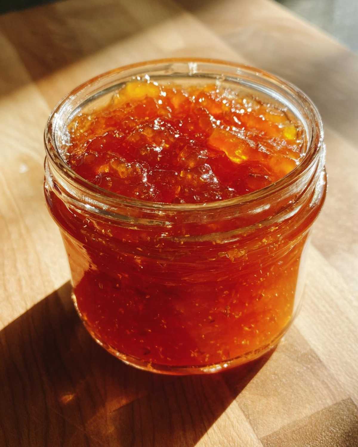 Homemade Peach Jam - detail 1