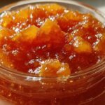 Homemade Peach Jam Preserves