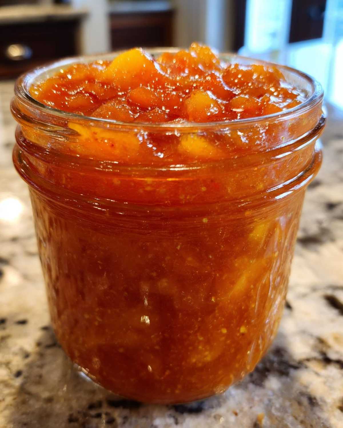 Homemade Peach Jam Preserves - detail 4