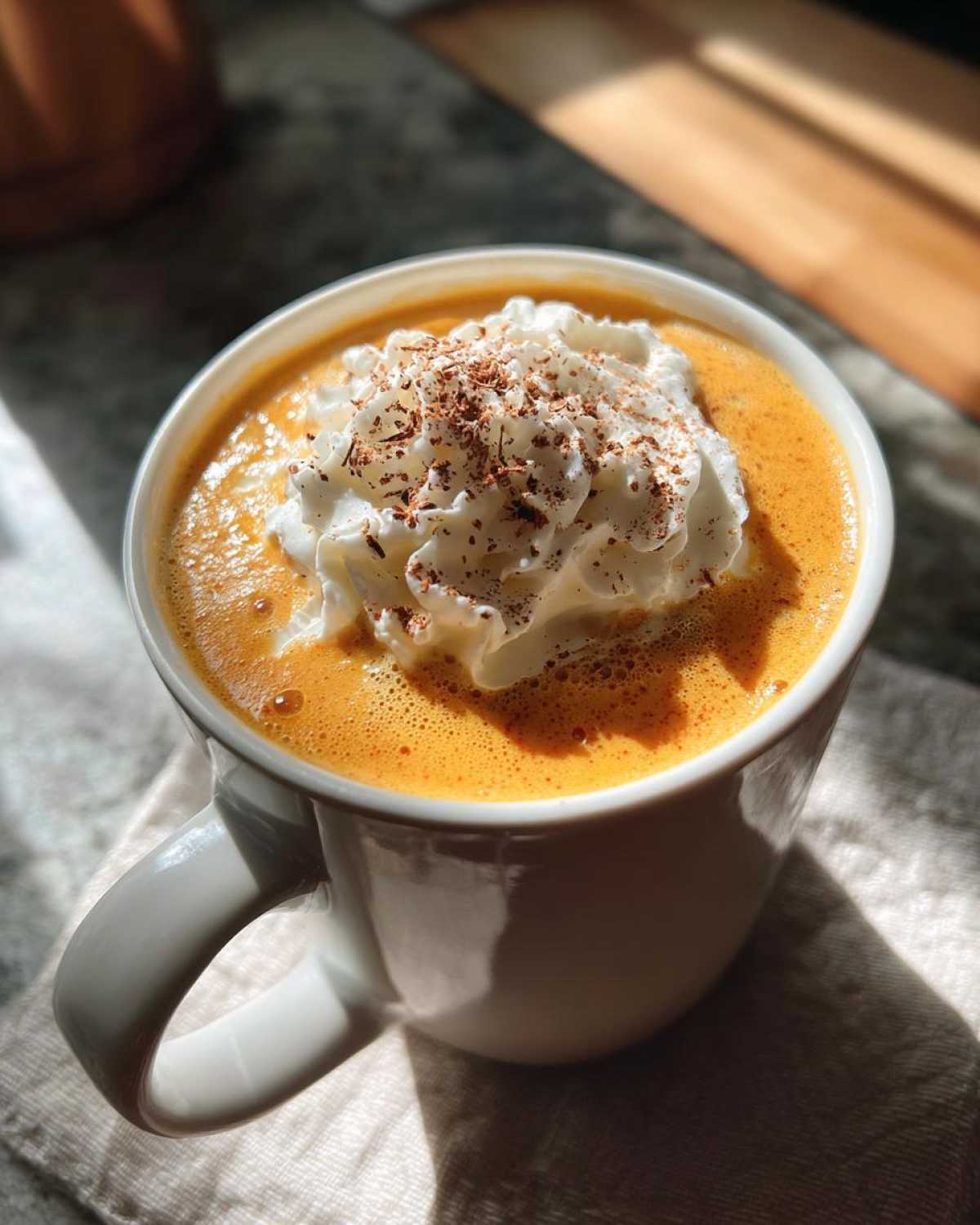 Homemade Pumpkin Spice Latte - detail 3