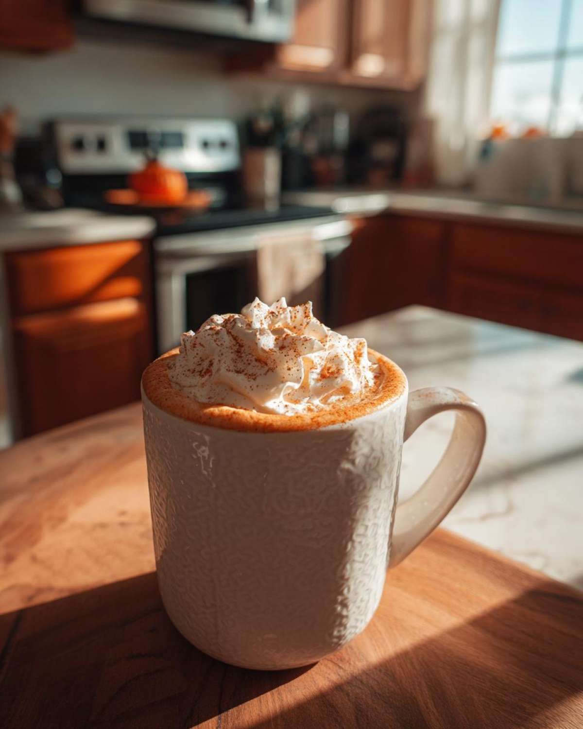 Homemade Pumpkin Spice Latte - detail 4