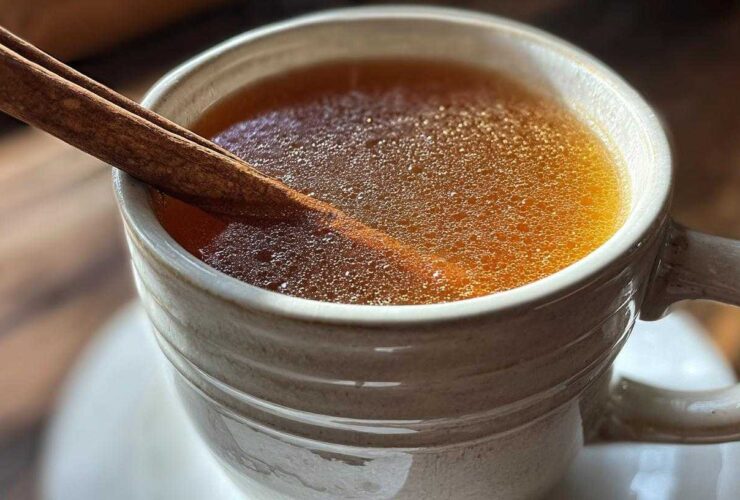 Hot Apple Cider with Cinnamon