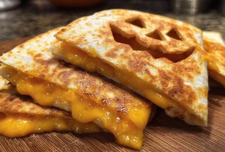 Jack-o’-Lantern Quesadillas