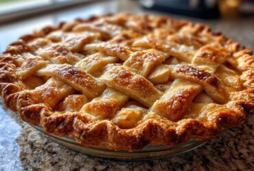 Lattice Pie Crust with Apple Filling