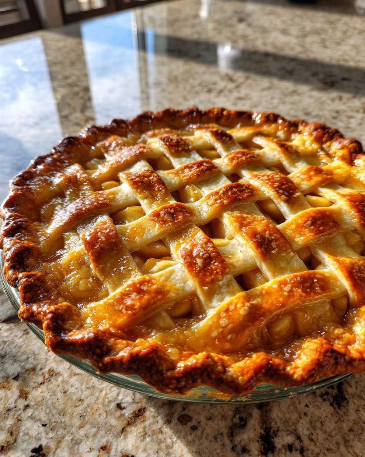 Lattice Pie Crust with Apple Filling - detail 4