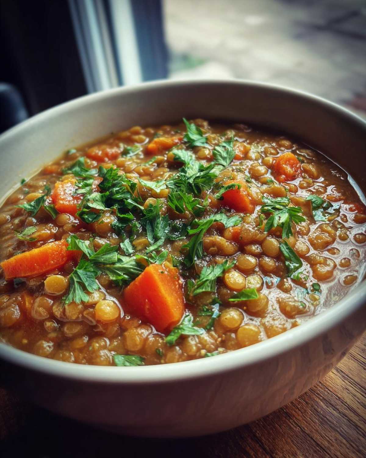 Lentil and Veggie Soup - detail 4