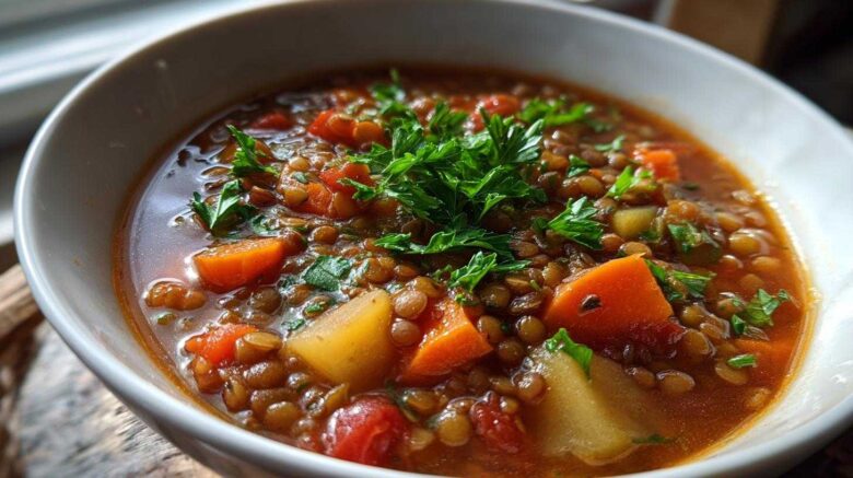 Lentil and Veggie Soup