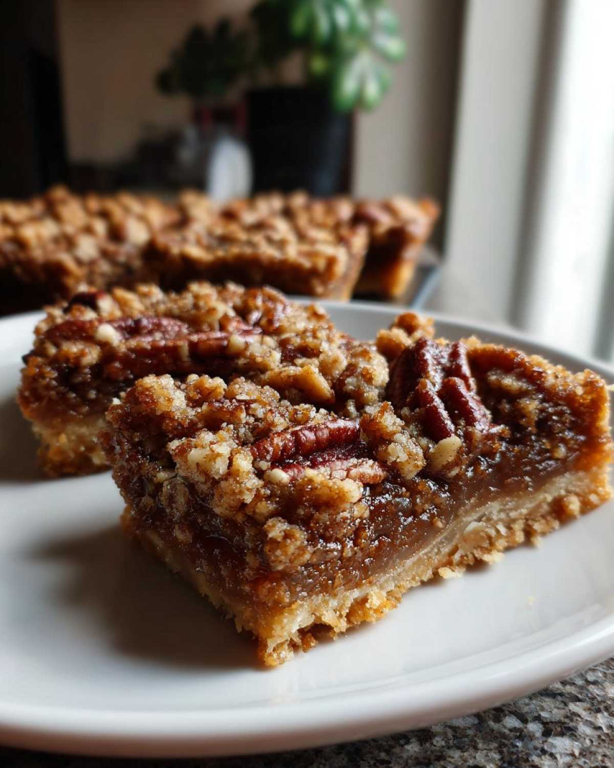 Maple Pecan Pie Bars - detail 1
