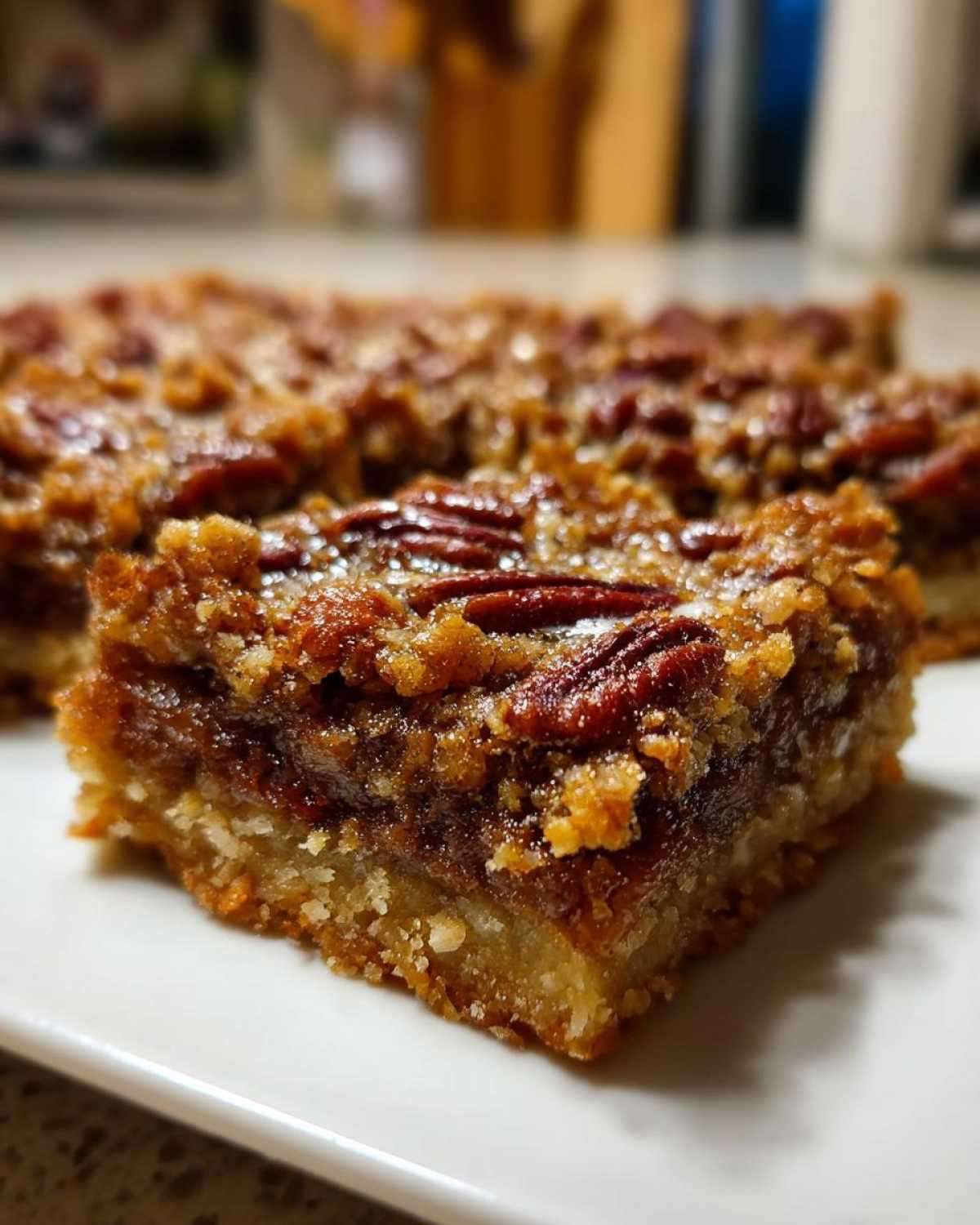 Maple Pecan Pie Bars - detail 2