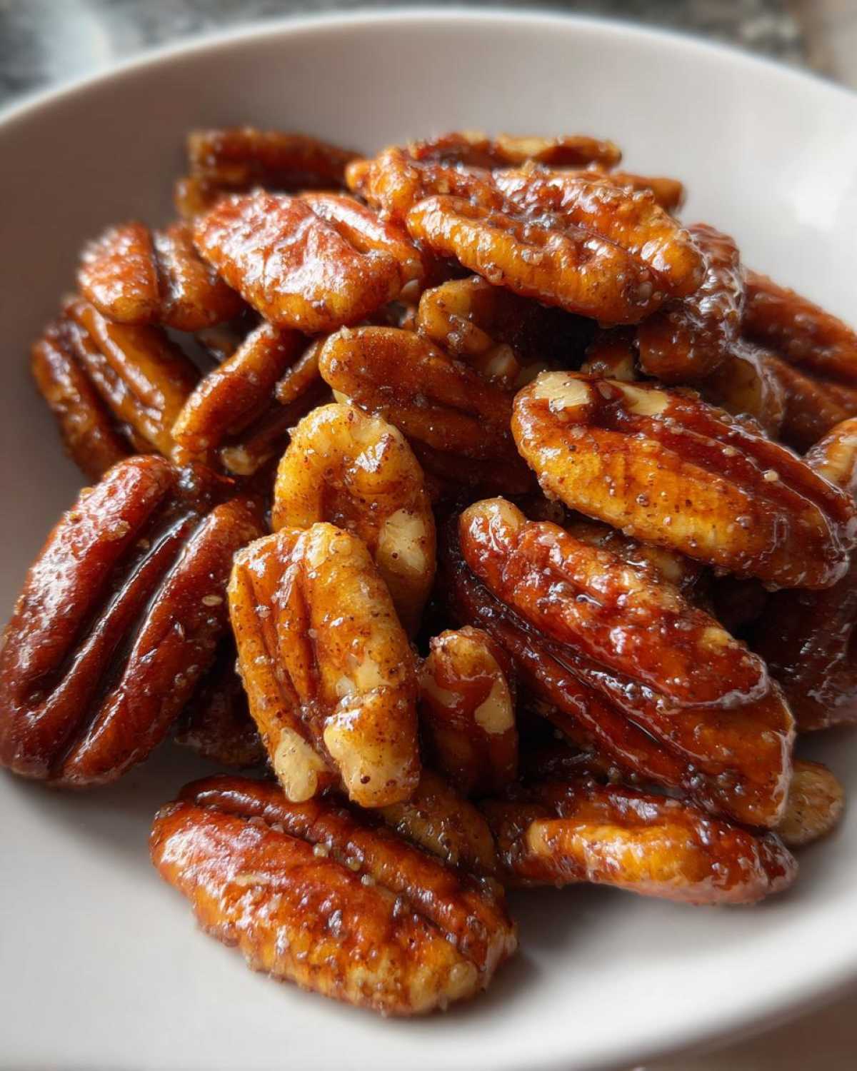 Maple Roasted Pecans - detail 2