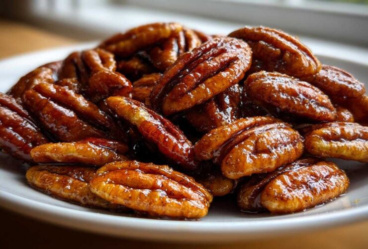 Maple Roasted Pecans