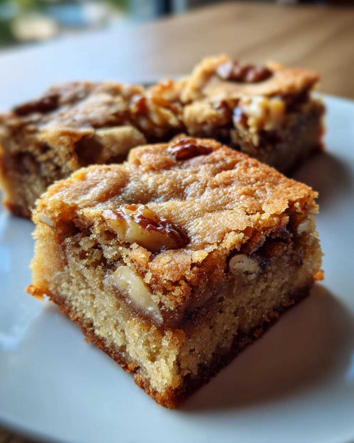 Maple Walnut Blondies - detail 1