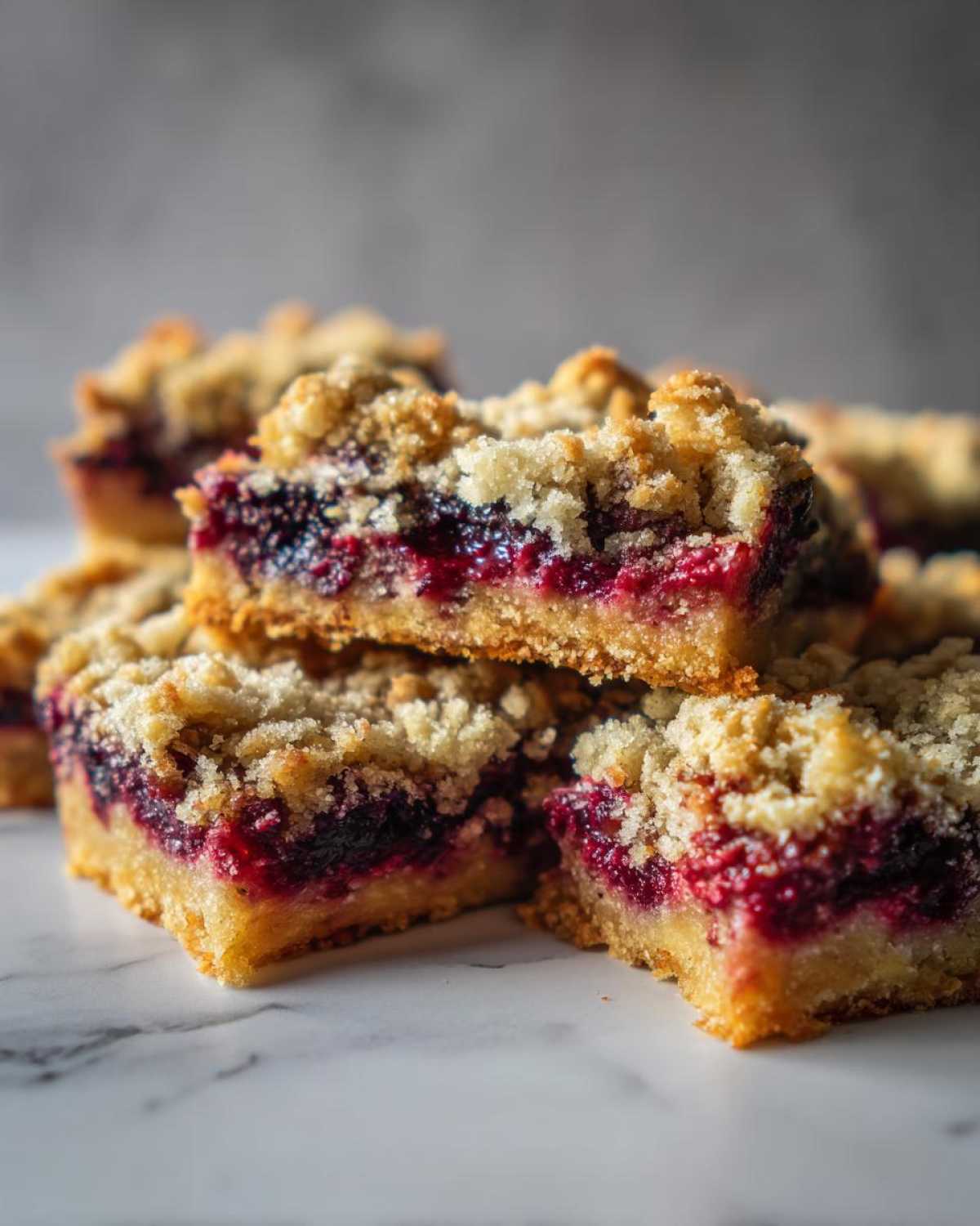 Mixed Berry Crumble Bars - detail 1
