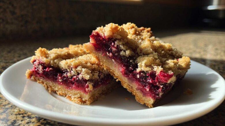Mixed Berry Crumble Bars
