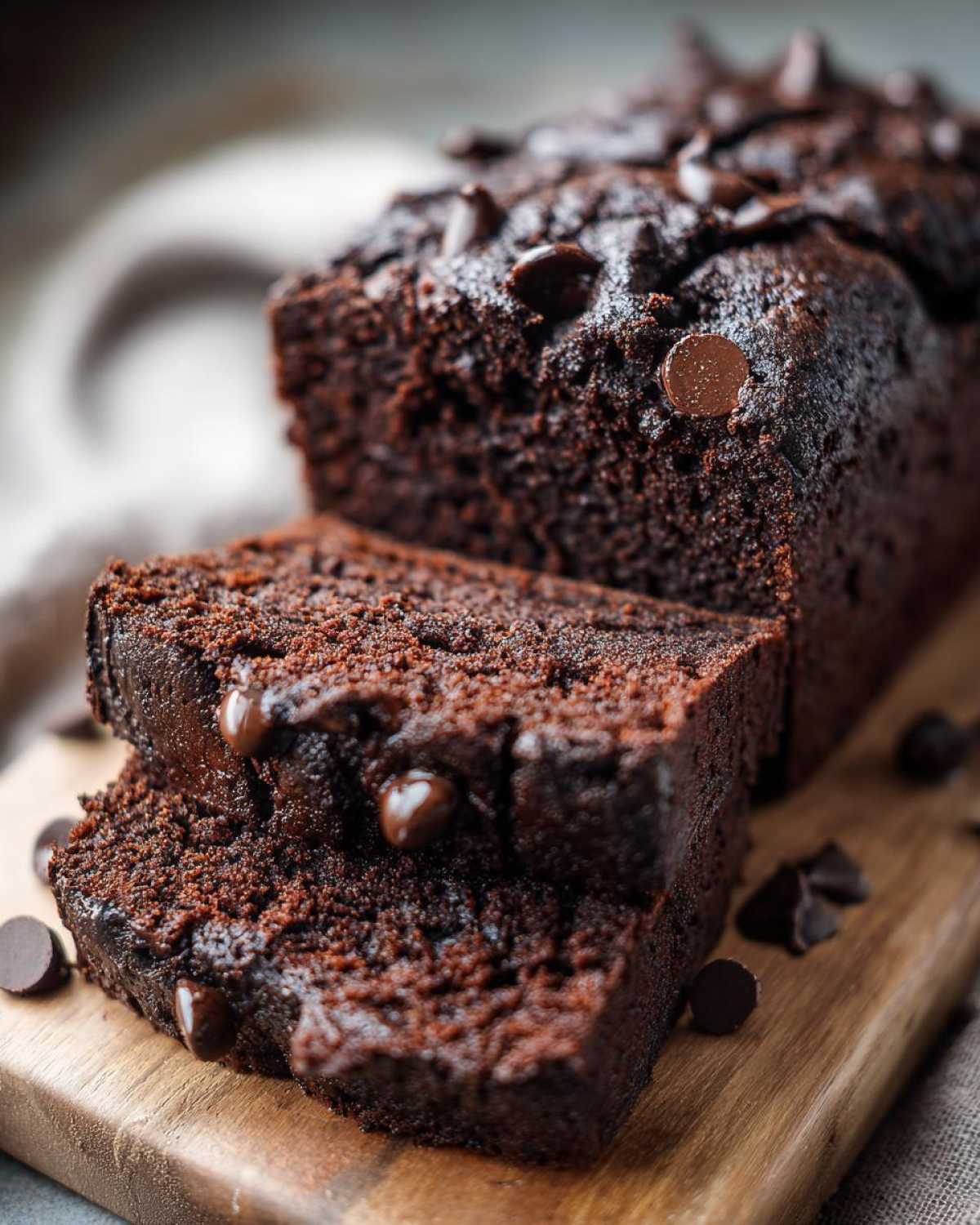 Moist Chocolate Zucchini Bread - detail 1