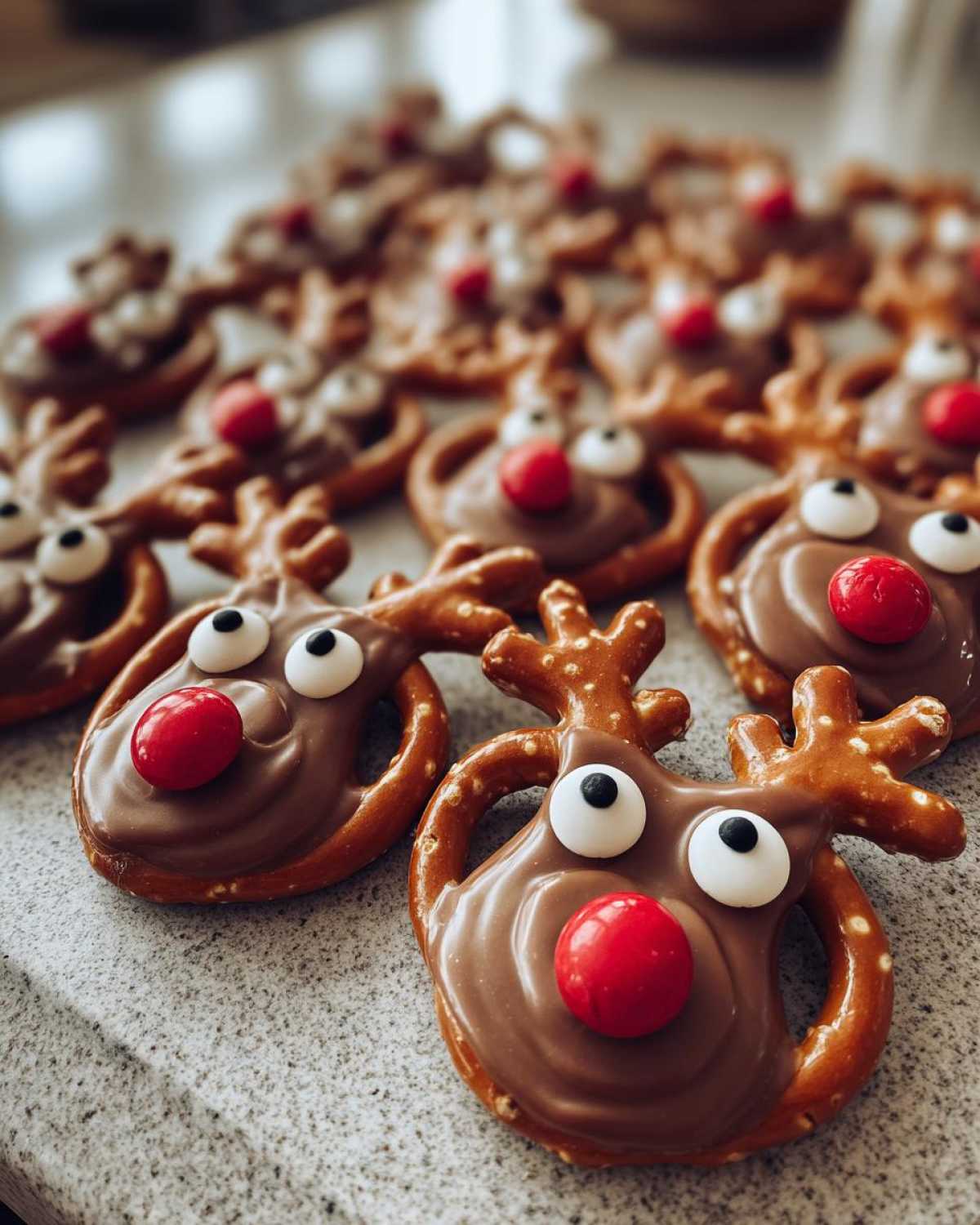 No-Bake Reindeer Pretzels - detail 4