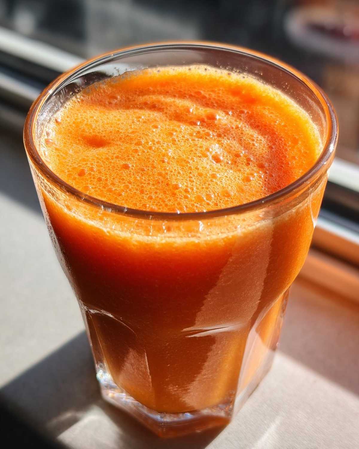 Peach Smoothie with Greek Yogurt - detail 1