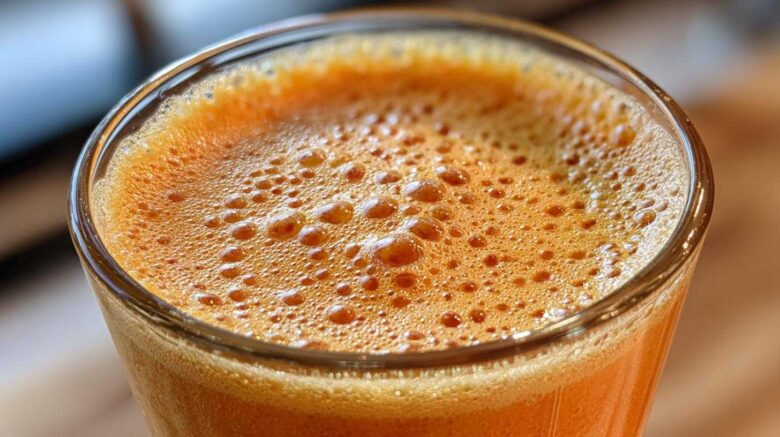 Peach Smoothie with Greek Yogurt