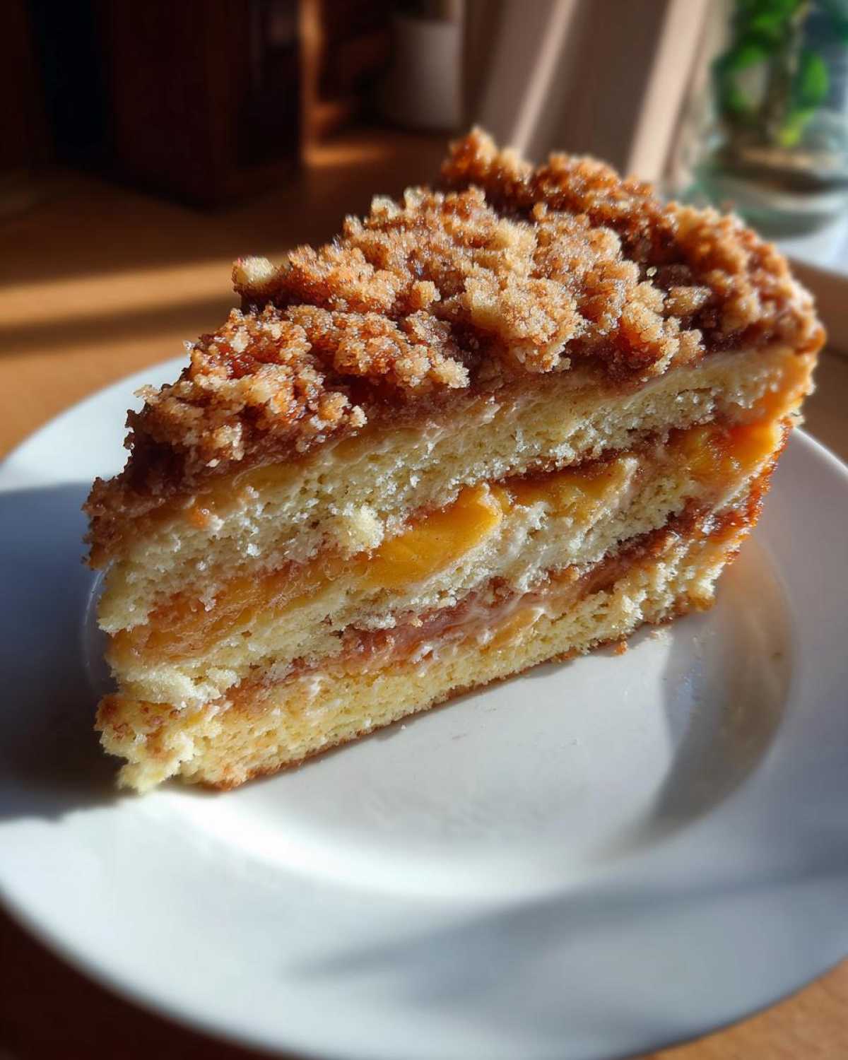 Peach Streusel Coffee Cake - detail 1