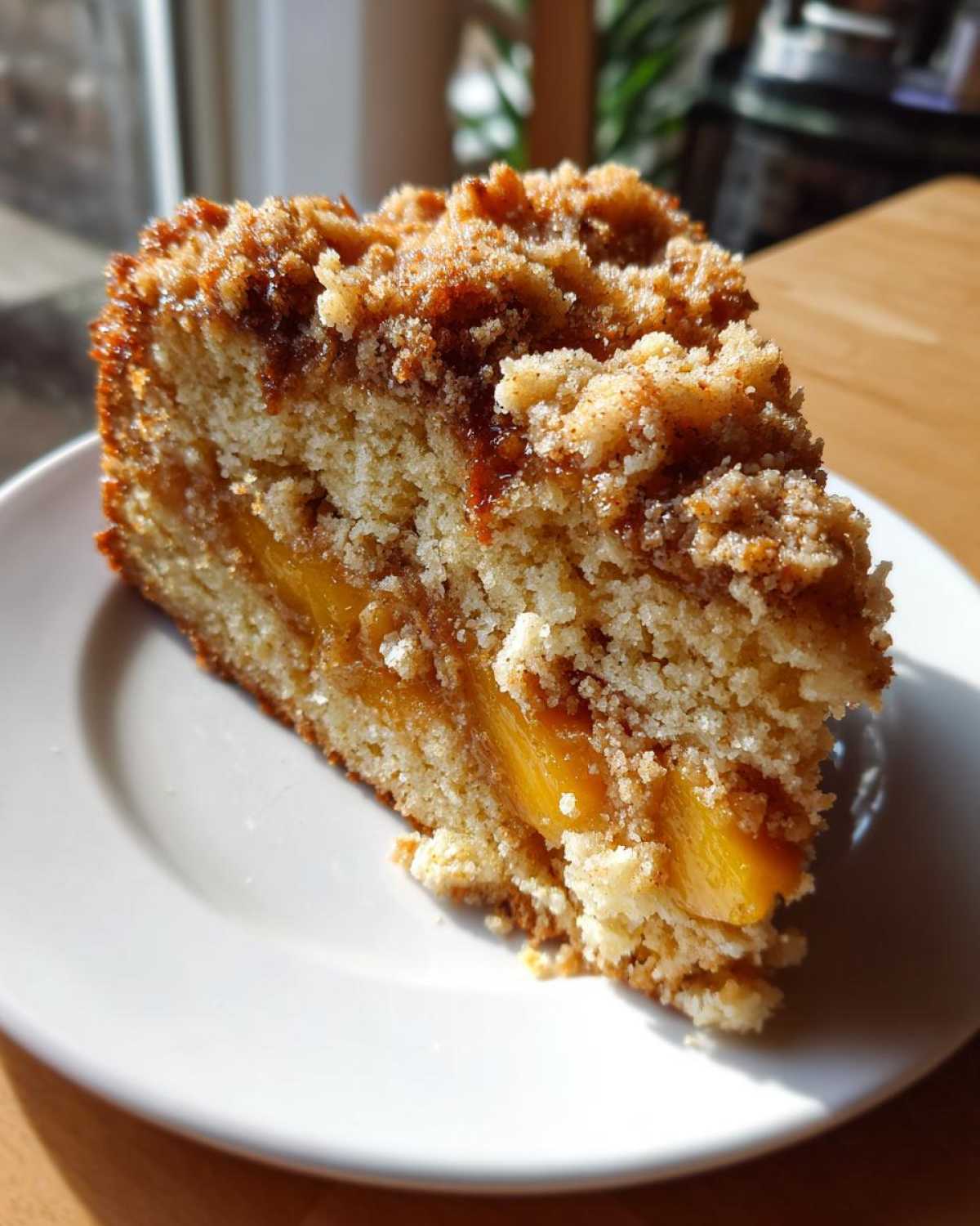 Peach Streusel Coffee Cake - detail 3