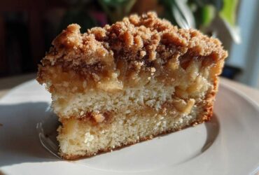 Peach Streusel Coffee Cake