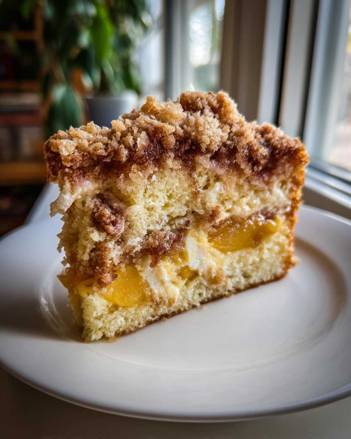 Peach Streusel Coffee Cake - detail 4
