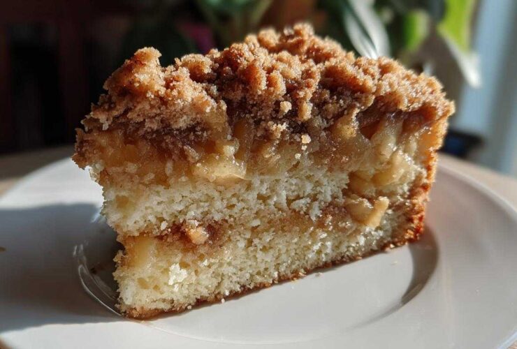 Peach Streusel Coffee Cake