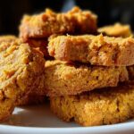 Peanut Butter Pumpkin Dog Biscuits