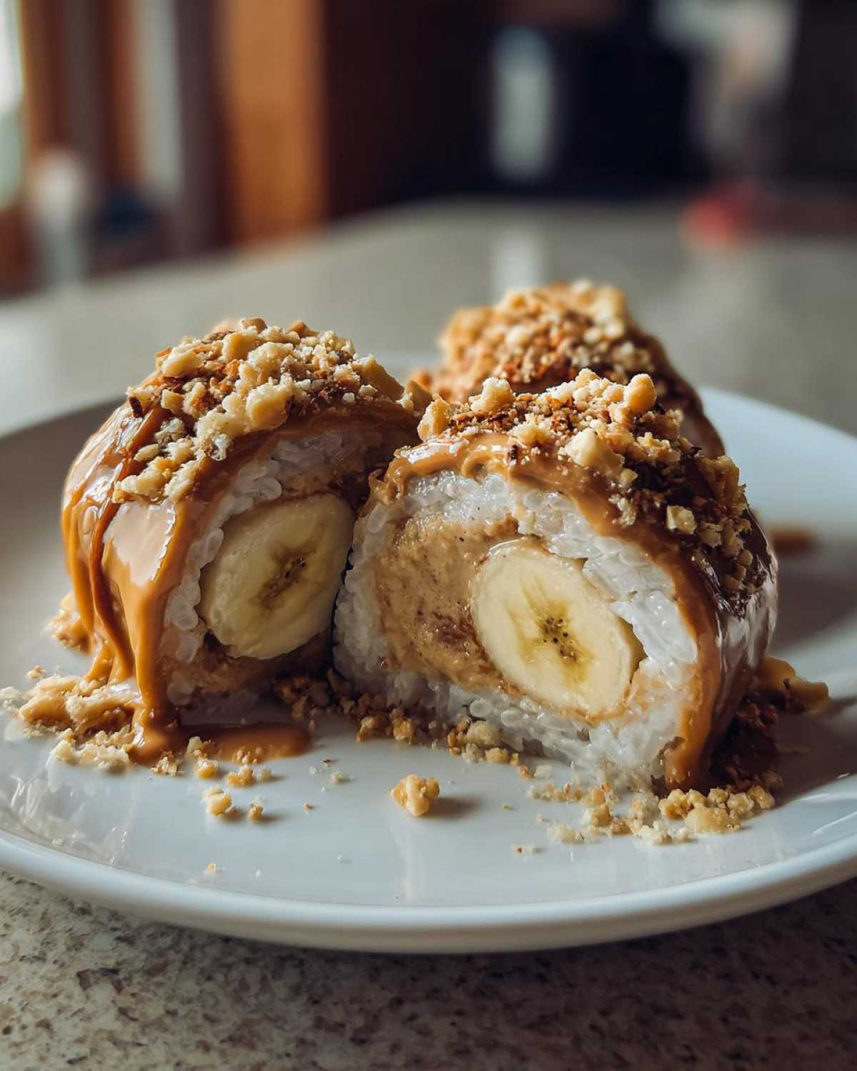 Peanut Butter and Banana Sushi Rolls - detail 2
